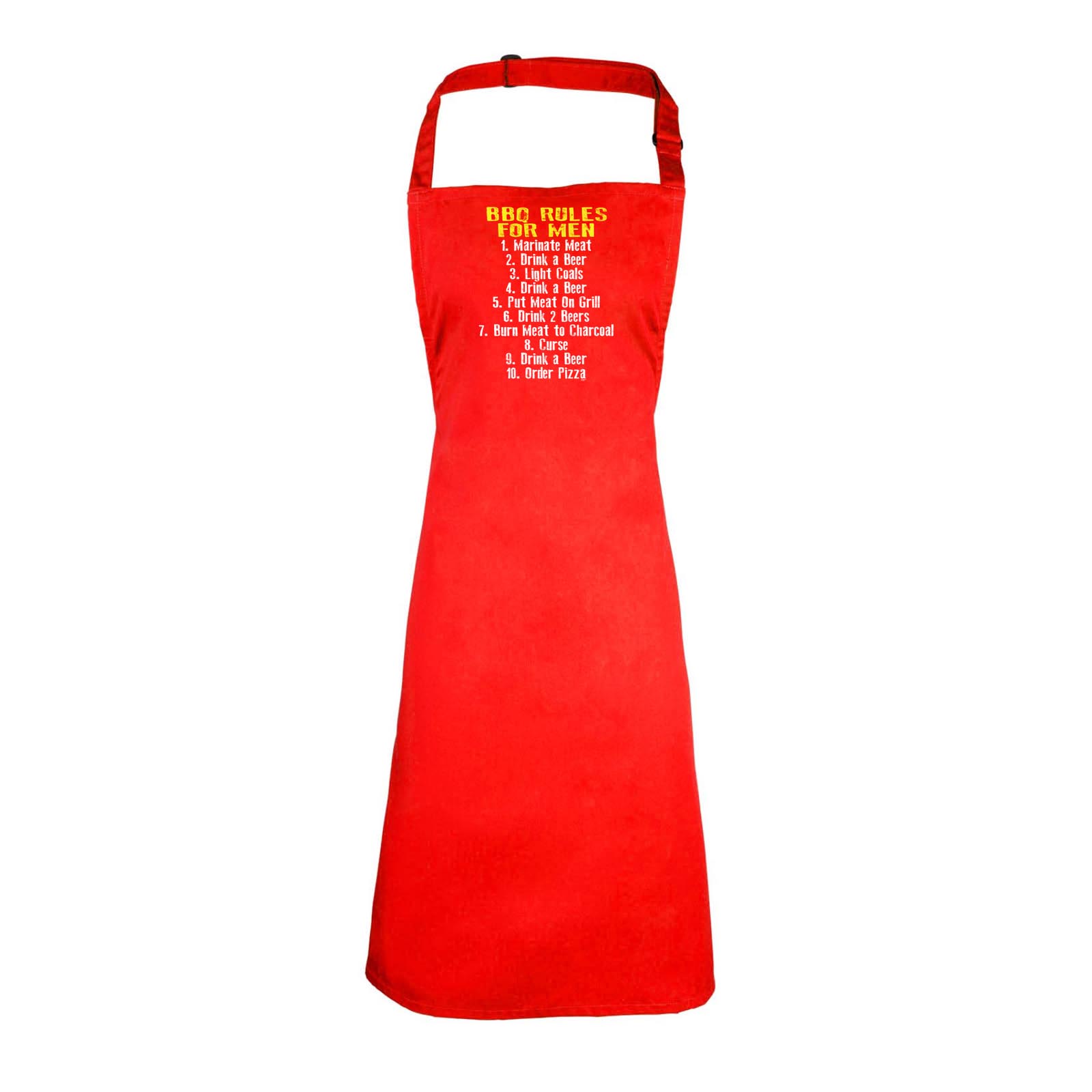 Funny Aprons Novelty Apron Kitchen Cooking Bbq Rules For Men Gift