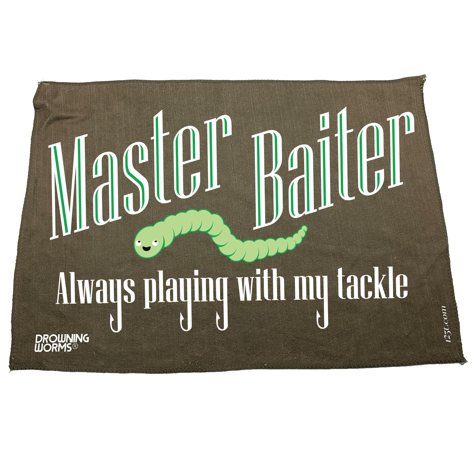 Fishing Funny Microfiber Hand Towel - Master Baiter Always Playing With My  Tackl